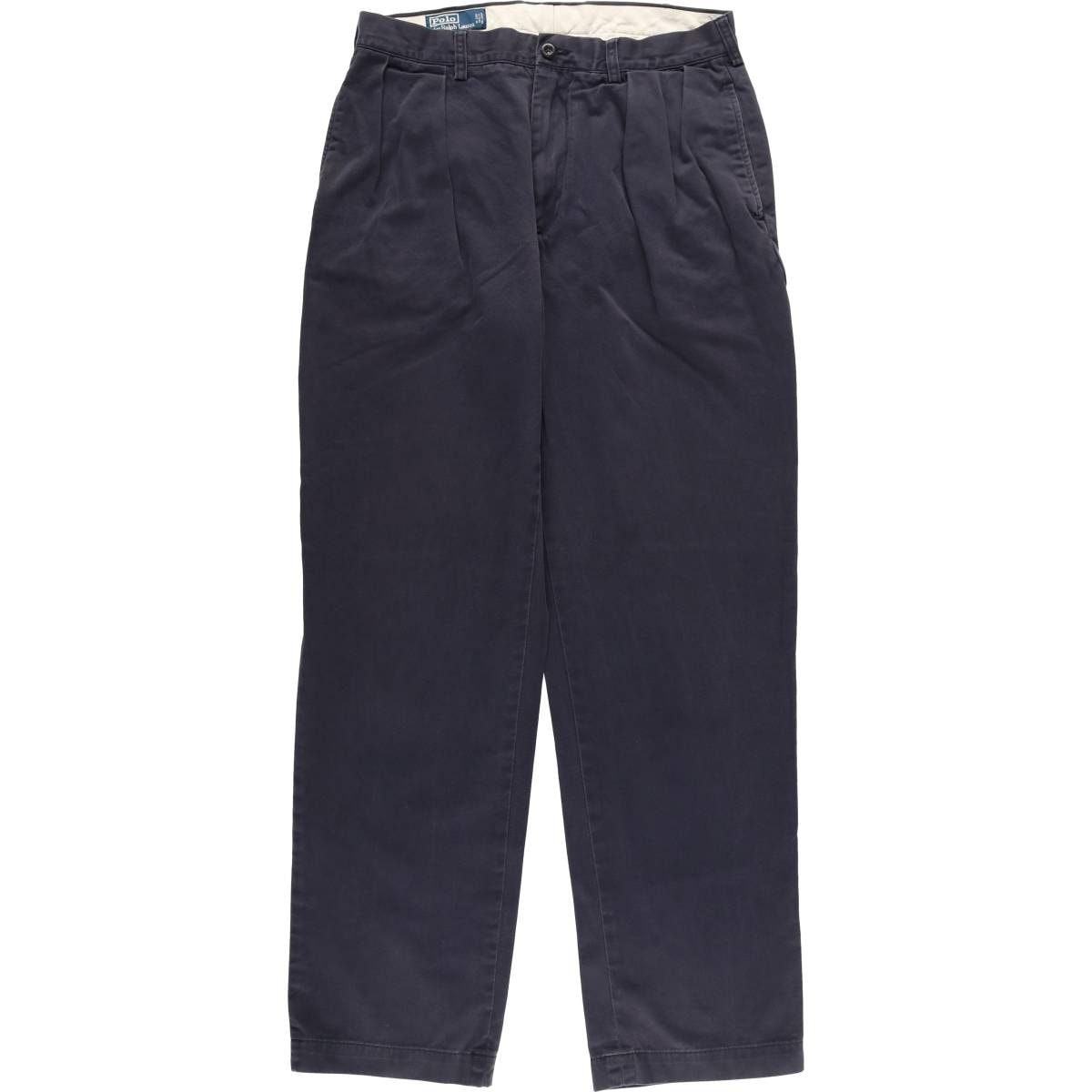 古着 ラルフローレン Ralph Lauren POLO by Ralph Lauren ツータック チノパンツ メンズw32相当/eaa532140