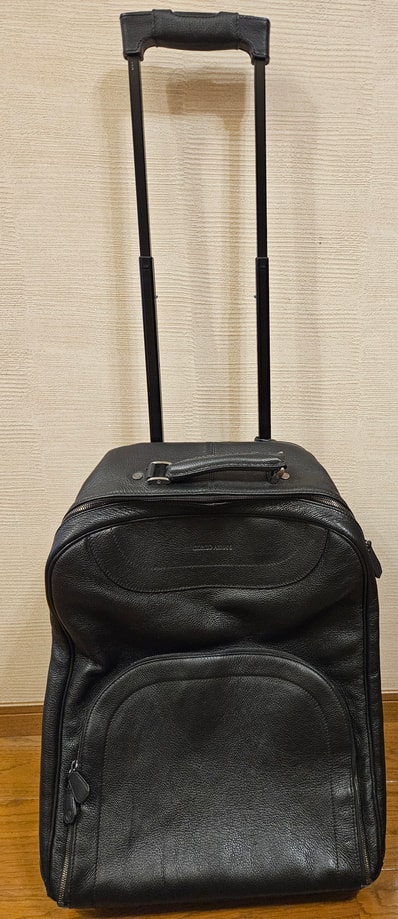 【超希少・最高峰】ジョルジオアルマーニ オールレザー キャリーケース 付属品完備