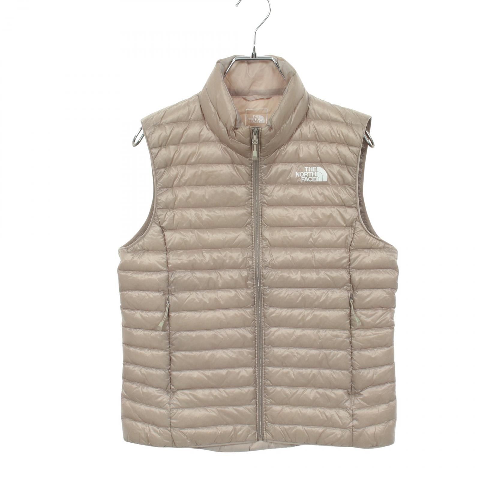 ザ・ノースフェイス THE NORTH FACE W'S ARENAL VEST ダウンベスト 衣料品 アウター ナイロン レディース ベージュ系 【中古】