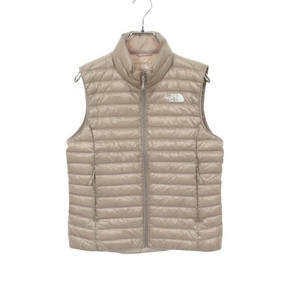 ザ・ノースフェイス THE NORTH FACE W'S ARENAL VEST ダウンベスト 衣料品 アウター ナイロン レディース ベージュ系 【中古】