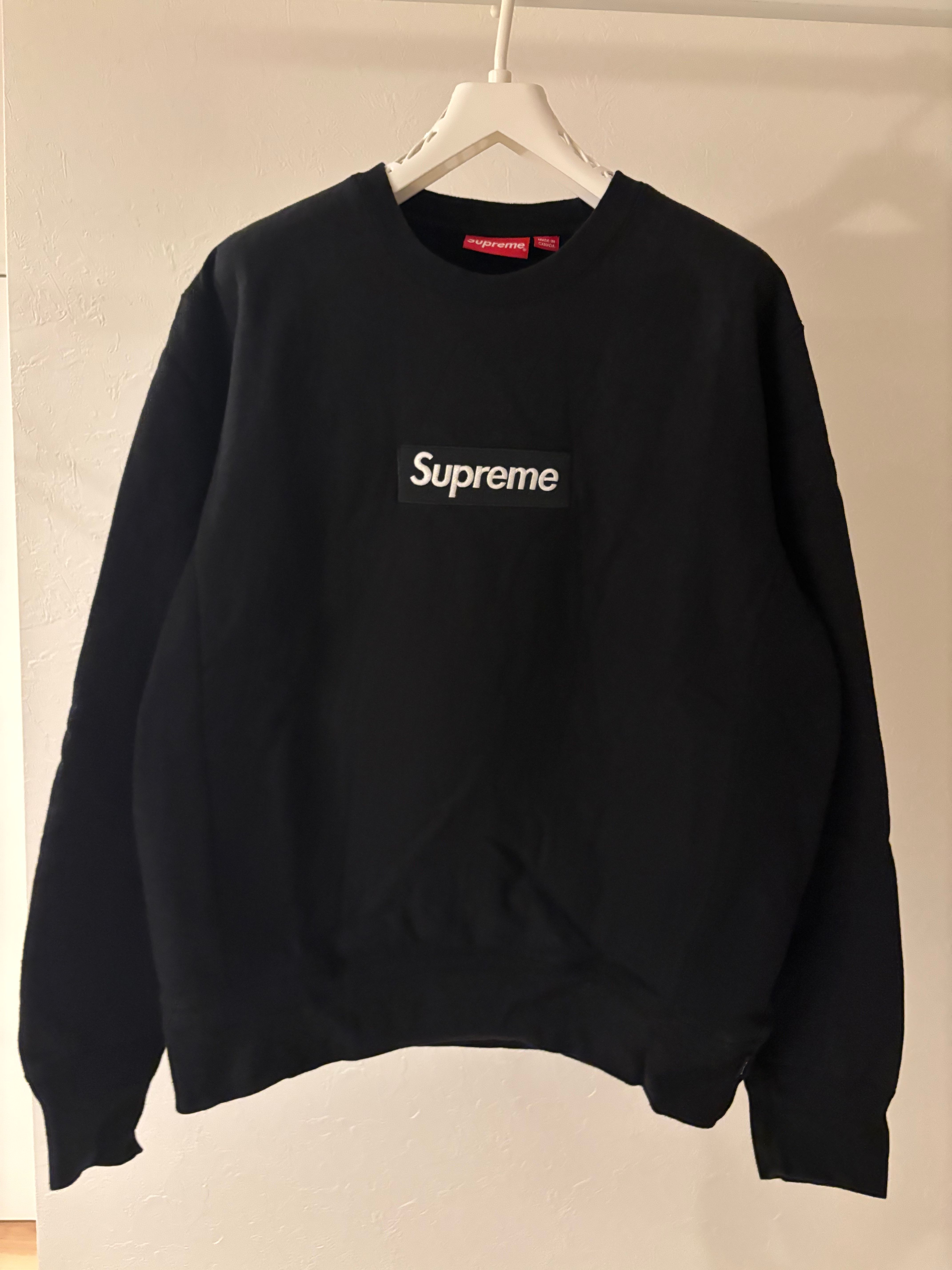 Supreme Box Logo Crewneck Sweatshirt "Black" (18FW)