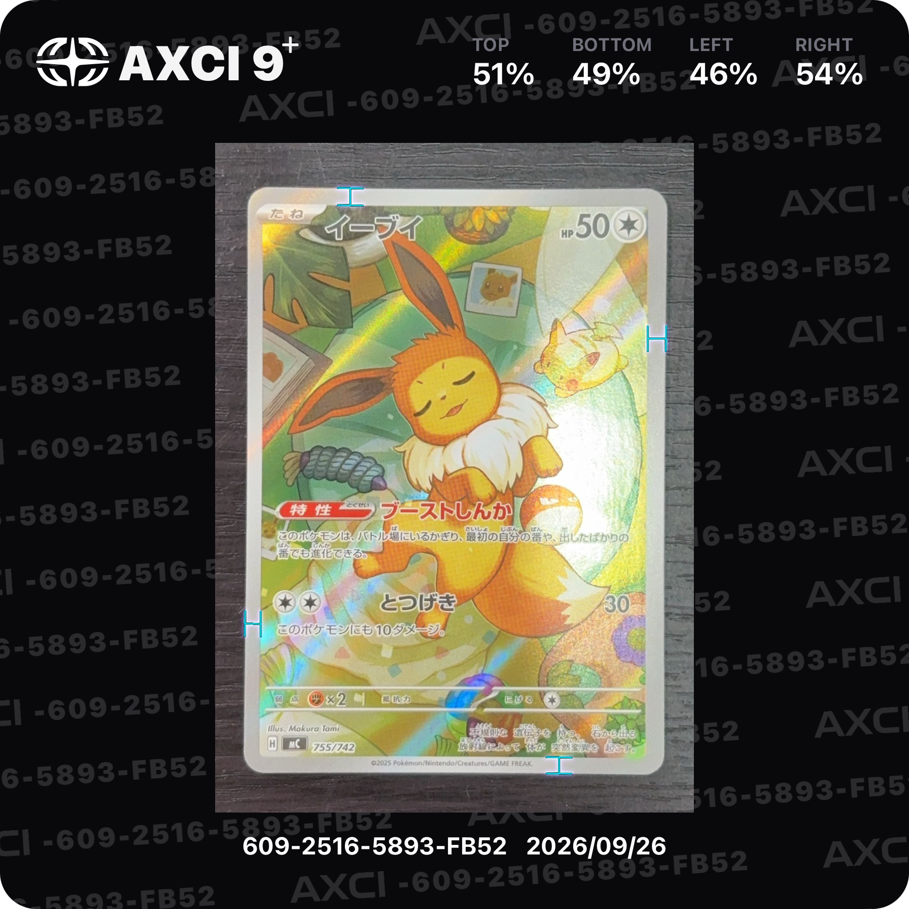 イーブイ AR仕様 [MC 755/742](スタートデッキ100「バトルコレクション」)