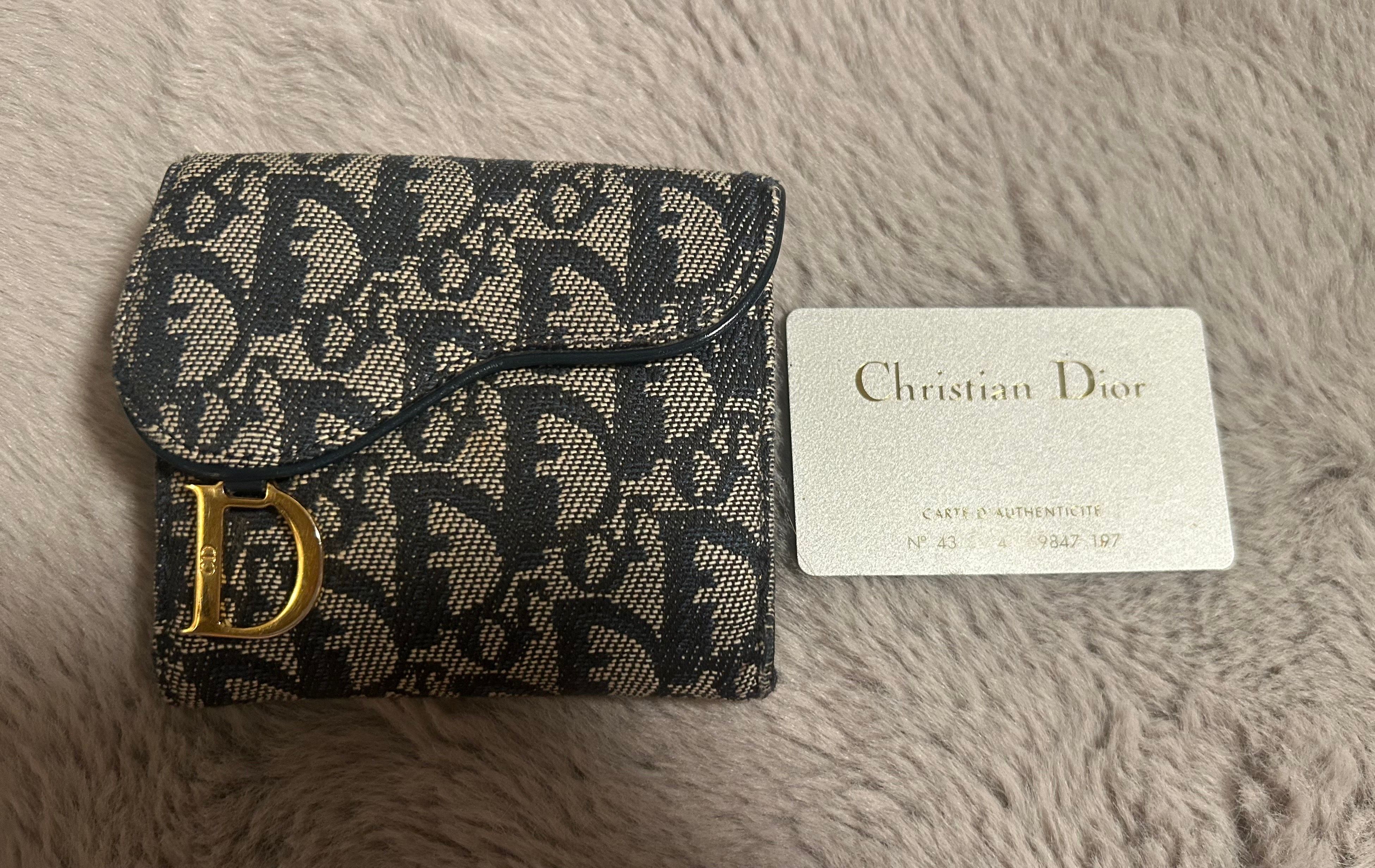 Dior サドルトロッター 二つ折り財布