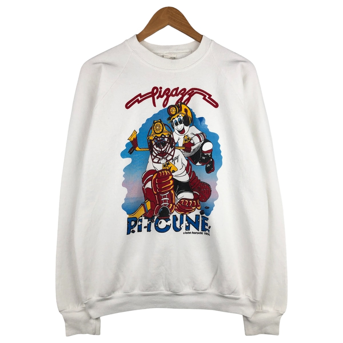 古着 90年代 フルーツオブザルーム FRUIT OF THE LOOM プリントスウェットシャツ トレーナー カナダ製 メンズXL相当 ヴィンテージ/eaa605280