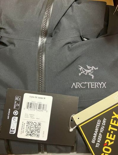 ARC'TERYX Alpha SV Jacket Men's X000007555 "Black"