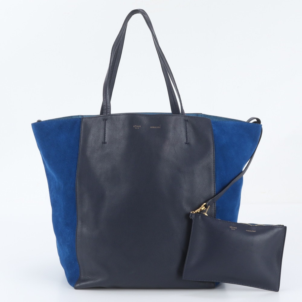 ■美品 セリーヌ カバ ファントムトート バッグ レザー