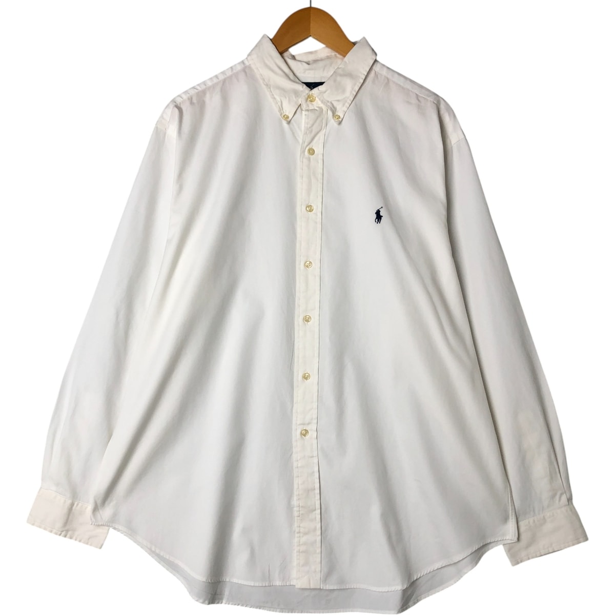 古着 ラルフローレン Ralph Lauren CLASSIC FIT 長袖 ボタンダウンシャツ メンズXL相当/eaa560284