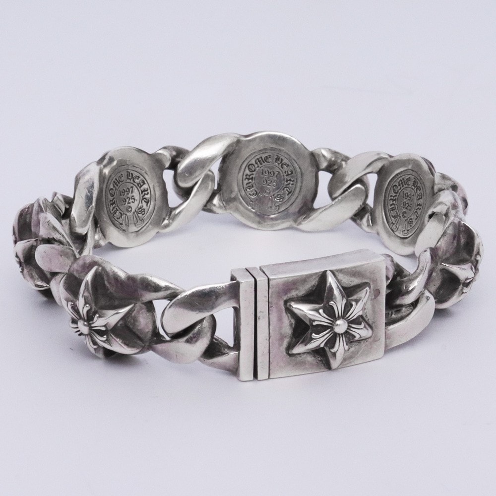 CHROME HEARTS 6P スター リンク ブレスレット 6リンク【ブランド名】 CHROME HEARTS (クロムハーツ)  【商品名】 6P スター リンク ブレスレット 6リンク / STAR LINK BRACELET  【型番】   【カラー