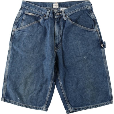 古着 90~00年代 カルバンクライン Calvin klein JEANS デニムペインターショーツ ハーフパンツ メンズw33相当 ヴィンテージ/eaa653556