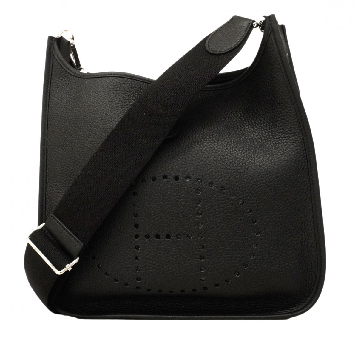 ★最終価格★SALE【6da0741-h】エルメス ショルダーバッグ エヴリン3PM トリヨンクレマンス ブラック シルバー金具 K刻印【中古】レディース