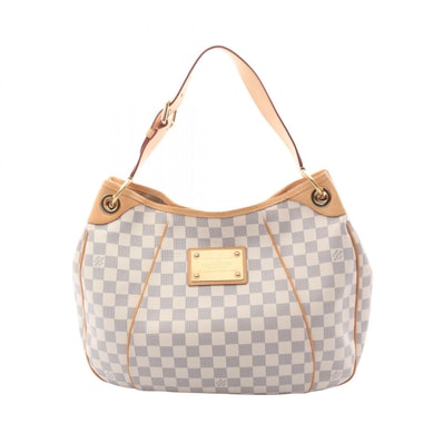 ルイ・ヴィトン LOUIS VUITTON ガリエラPM ショルダーバッグ バッグ PVCコーティングキャンバス レザー ダミエ・アズール レディース ホワイト系 N55215 【中古】
