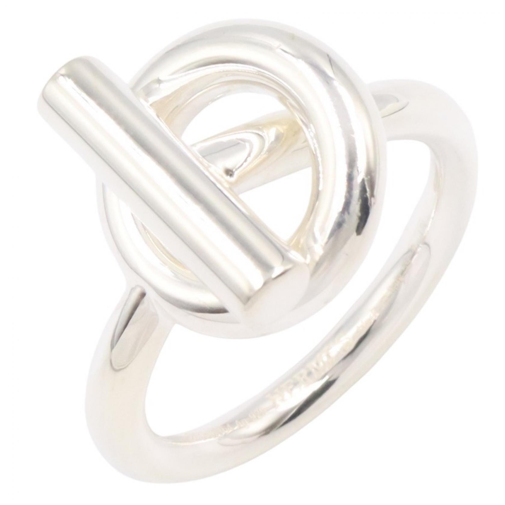 Hermes Echappee Ring Medium Model "Silver"