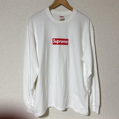 Supreme Box Logo L/S Tee "White"