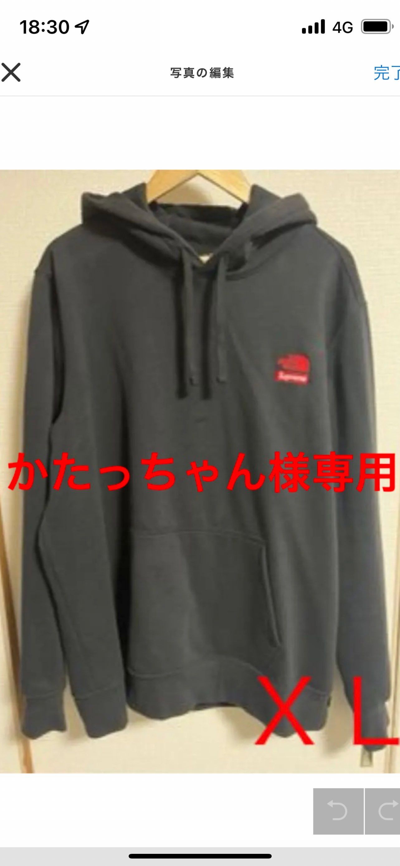 Supreme x The North Face Statue of Liberty Hooded Sweatshirt "Black"