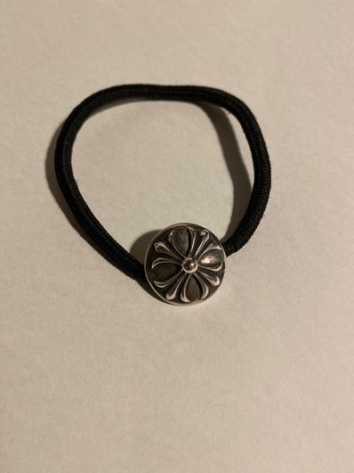 Chrome Hearts Hair Band # 2 Cross Bracelet "Black"