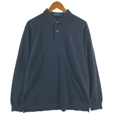 古着 ラルフローレン Ralph Lauren POLO by Ralph Lauren 長袖 ポロシャツ メンズL相当/eaa525986