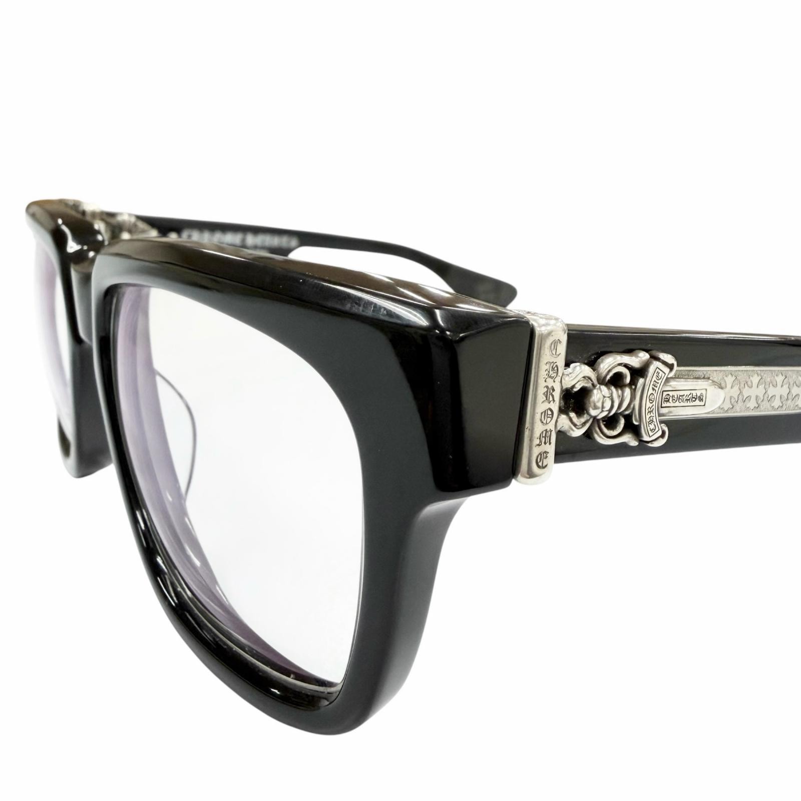 Chrome Hearts BOX OFFICER Optical Glasses "Black/Silver"
