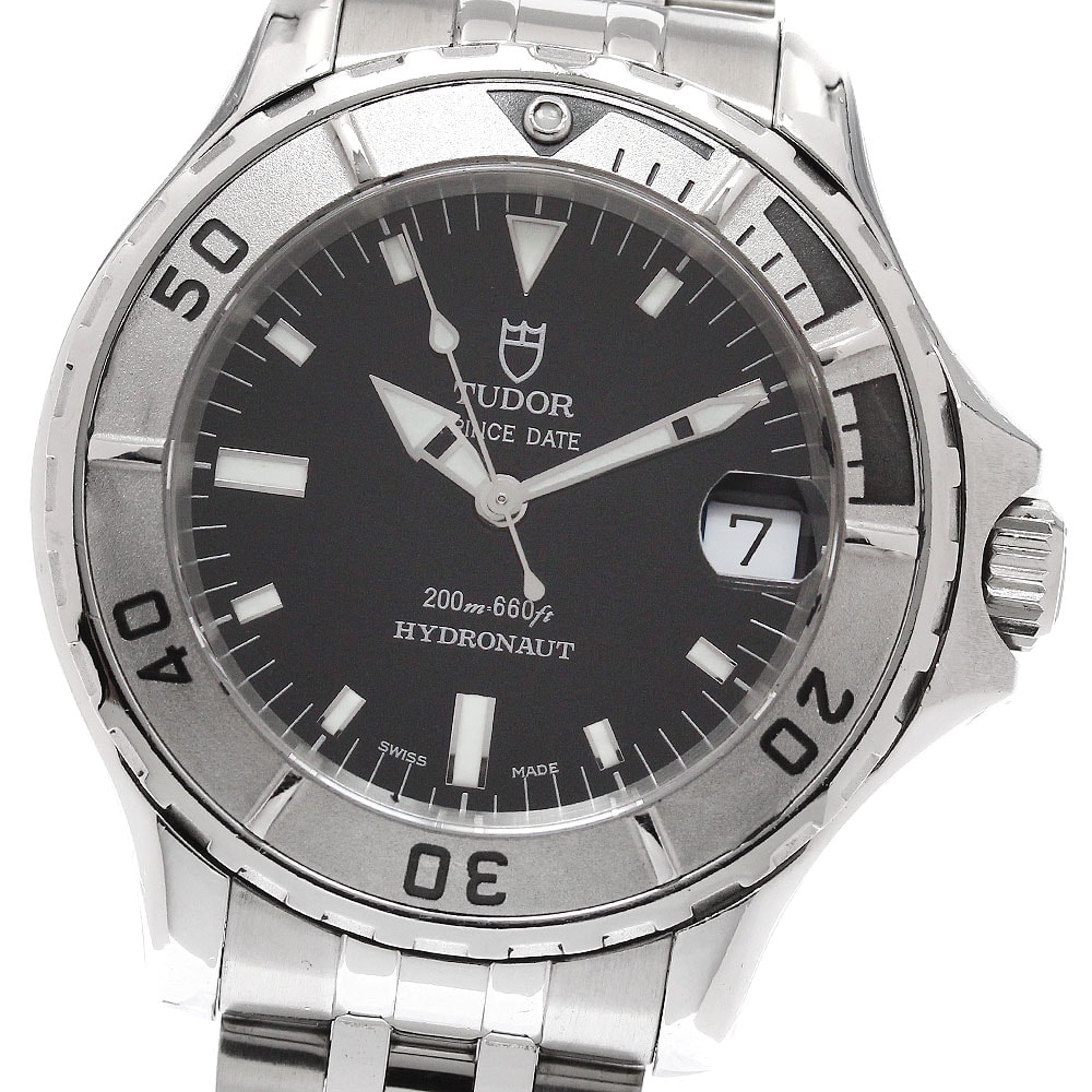 ★保 チュードル ハイドロノート デイト 85190 メンズ 【中古】