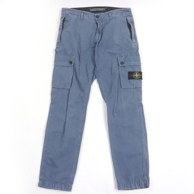 極美品 ストーンアイランド パンツ ブルー メンズ 32 1015303WA