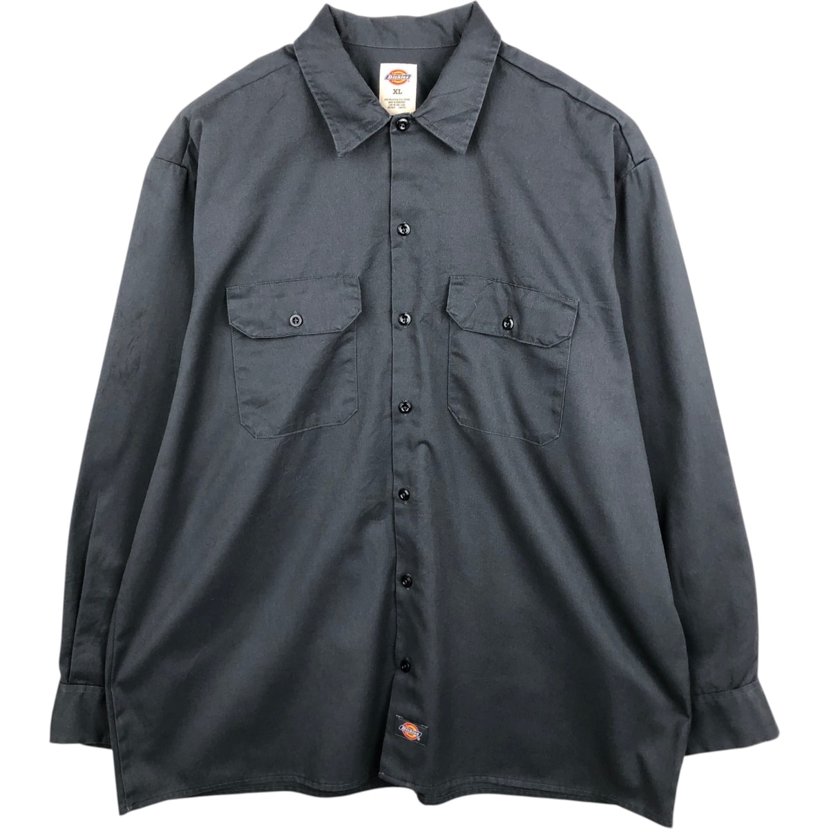 古着 ディッキーズ Dickies 長袖 ワークシャツ メンズXL相当/eaa477980