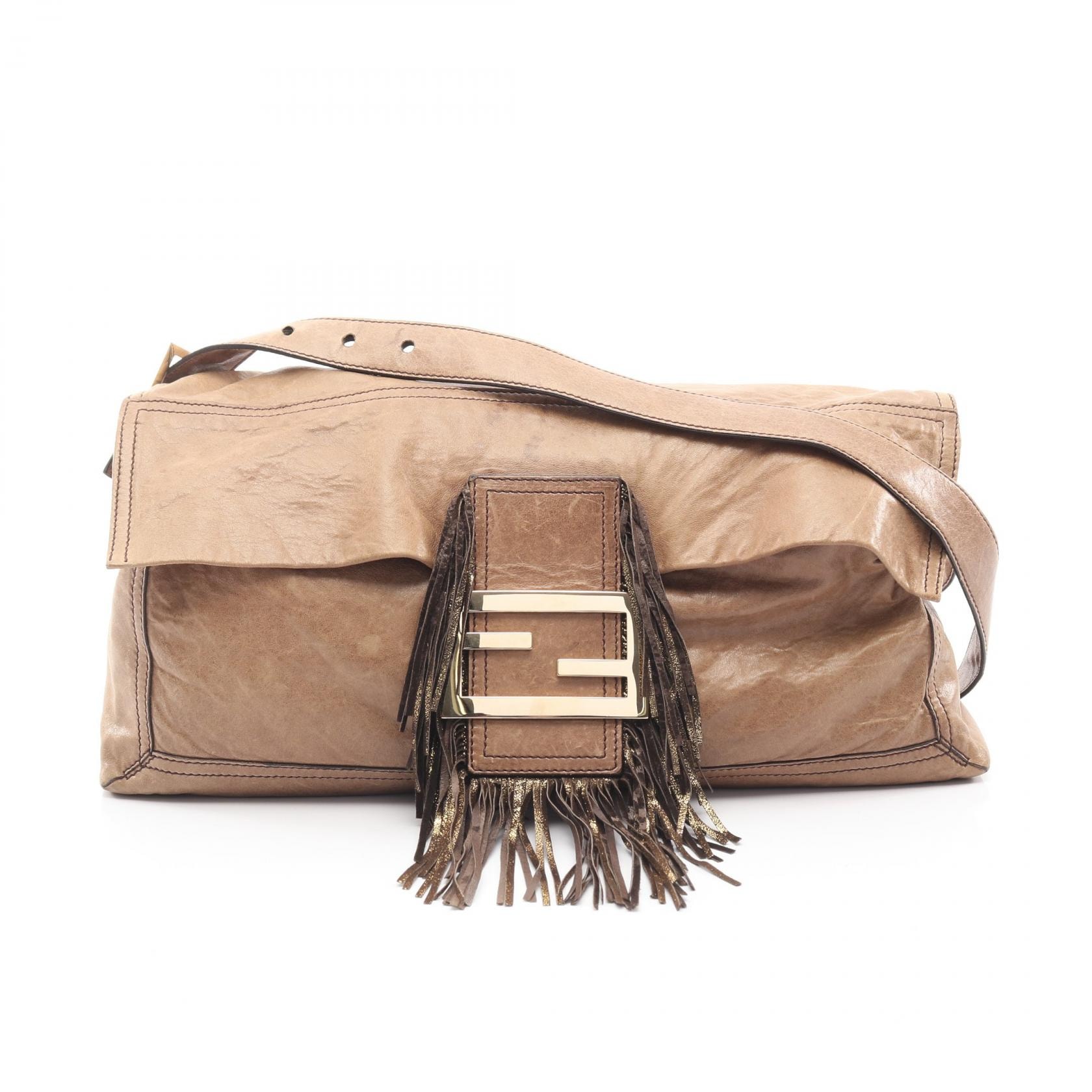 【在庫一掃】 フェンディ バゲット ラージ レディース 【中古】 D (傷や汚れあり)】フェンディ FENDI ラージ バケット フリンジ