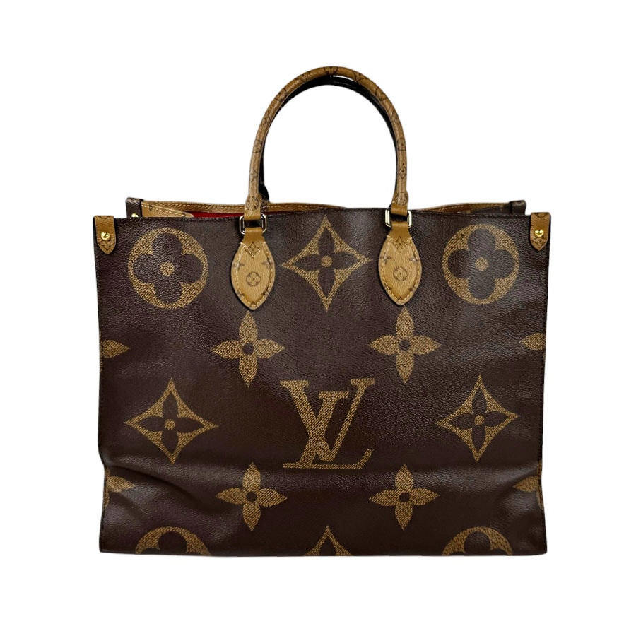 ルイ ヴィトン LOUIS VUITTON ハンドバッグ ショルダーバッグ モノグラム リバース オンザゴーGM モノグラムキャンバス ブラウン ユニセックス M44576【中古】 z11346