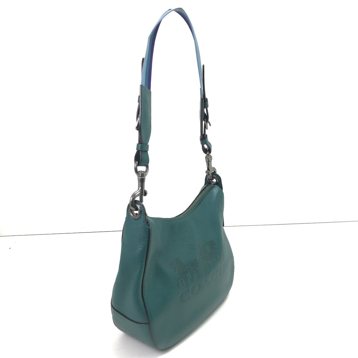 COACH コーチ ショルダーバッグ ホーボー F72702 グリーン