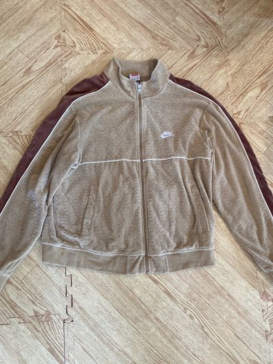 Supreme / Nike® Velour Track Jacket "Tan"
