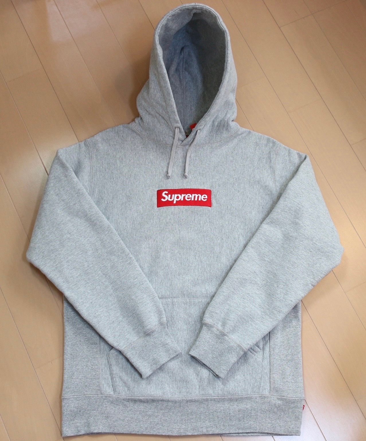 Supreme Box Logo Hooded Sweatshirt "Heather Grey" (12FW)