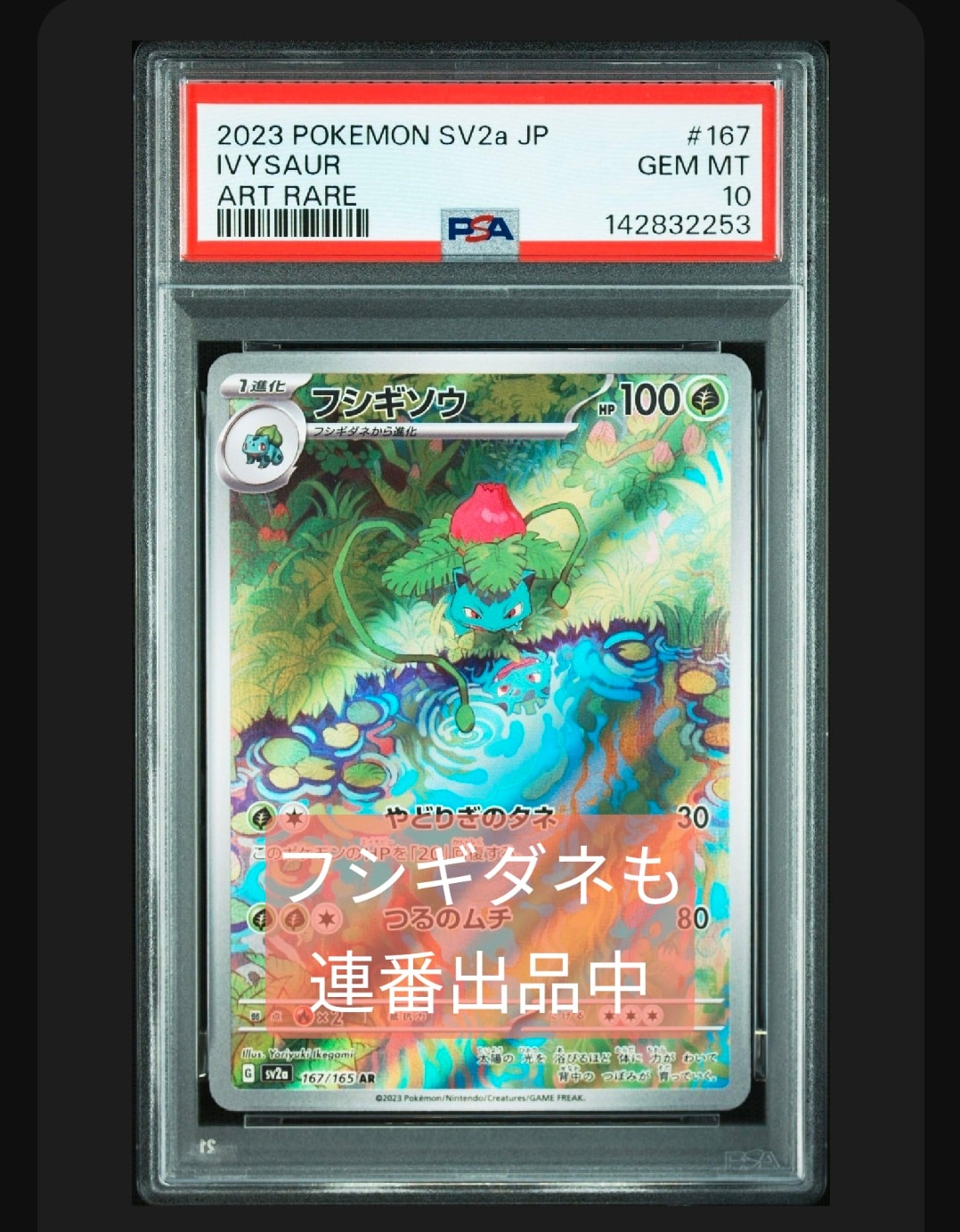 PSA10 フシギソウ　AR ポケカ　ポケモンカード PSA10 フシギソウ AR SV2a 167/165 ポケモンカード151 【公式通販】