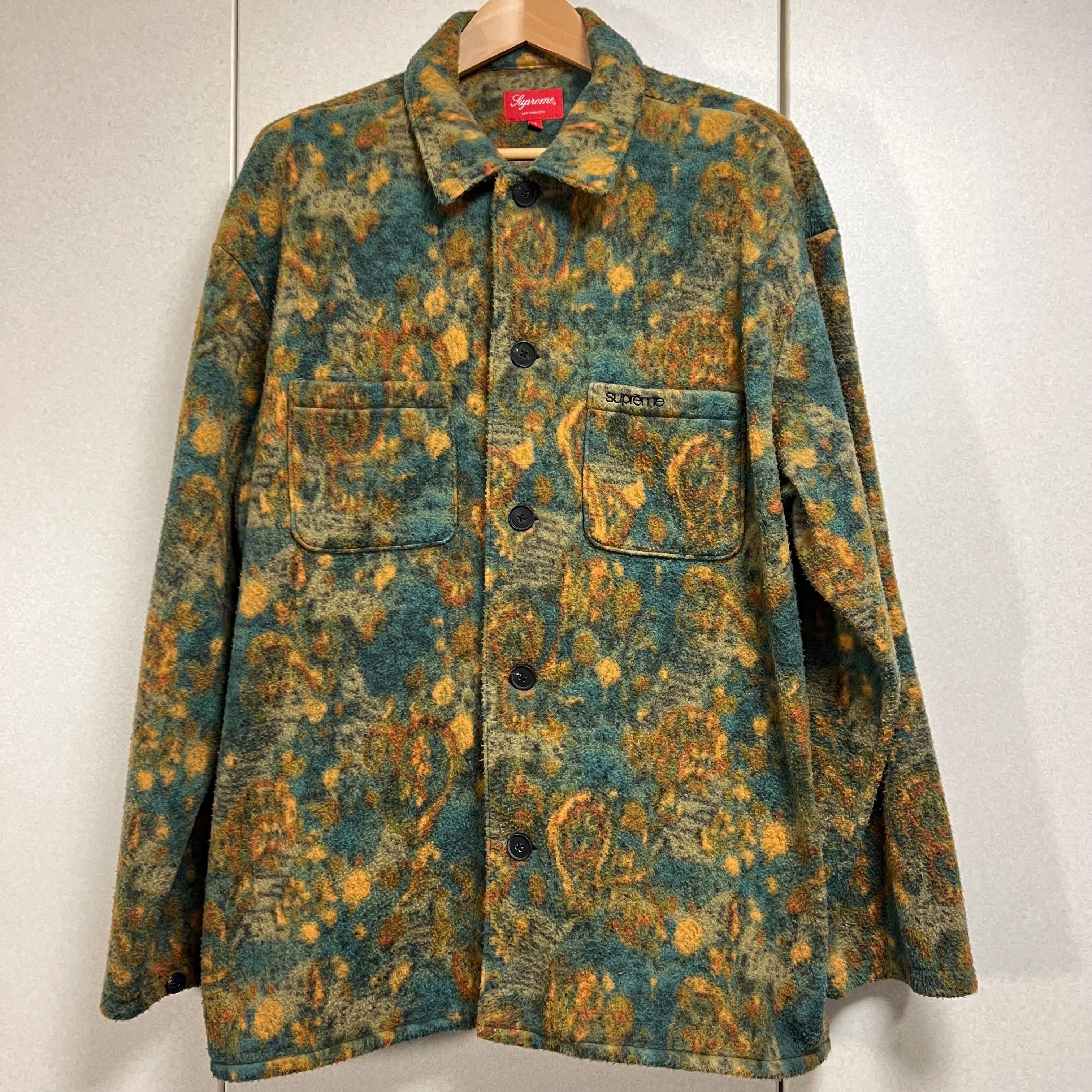 Supreme Paisley Fleece Shirt "Tan"