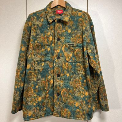 Supreme Paisley Fleece Shirt "Tan"