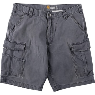 古着 カーハート Carhartt RELAXED FIT ダック カーゴショーツ ハーフパンツ メンズw36相当/eaa620658