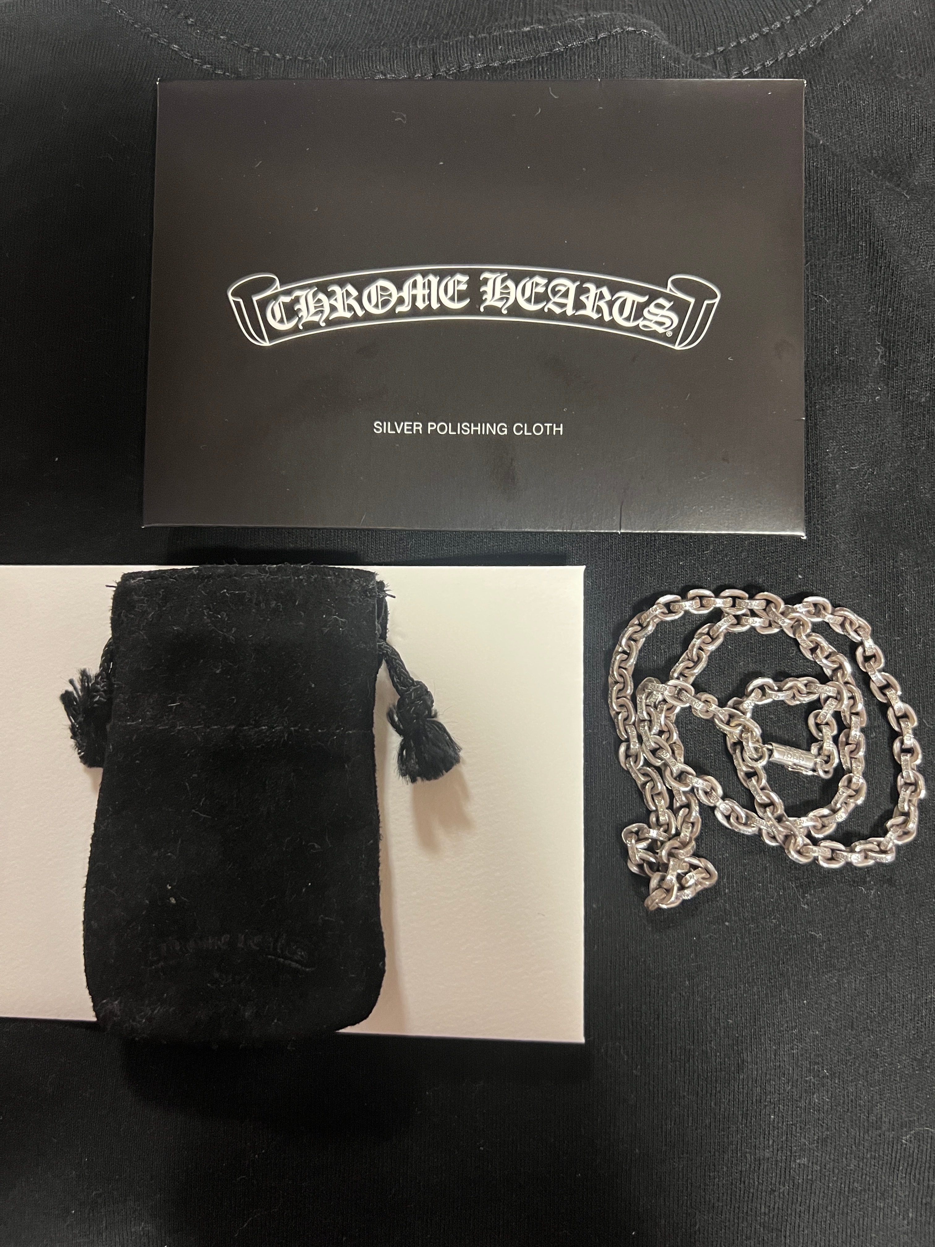 Chrome Hearts Paper Chain Necklace "Silver"