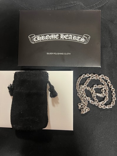 Chrome Hearts Paper Chain Necklace "Silver"