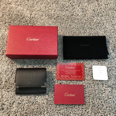 Cartier Must de Cartier Square Coin Purse "Black"