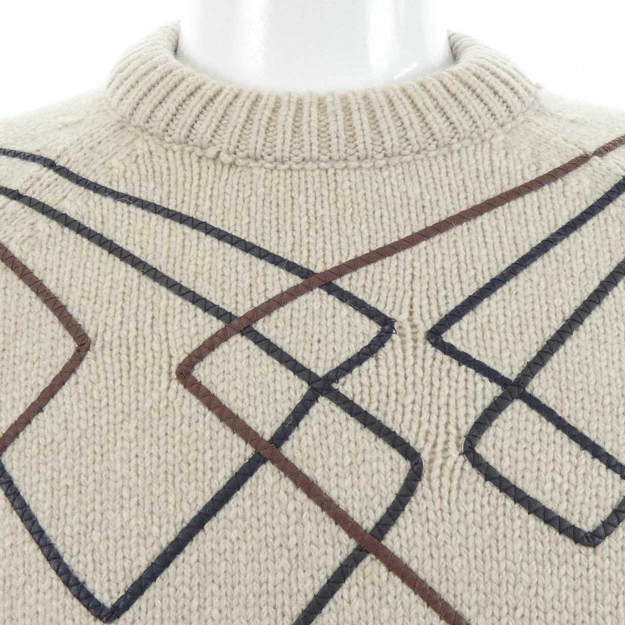 エルメス HERMES *32-5737 ニット C (やや傷や汚れあり)】エルメス HERMES *92-5737 ニット XSの中古ハイ