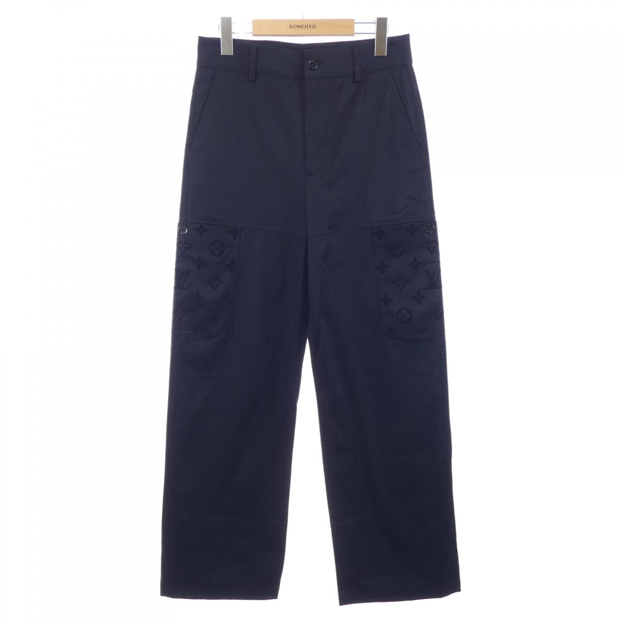 ルイヴィトン LOUIS VUITTON フロックコットンワークウェアパンツ HQP45WFUG パンツ