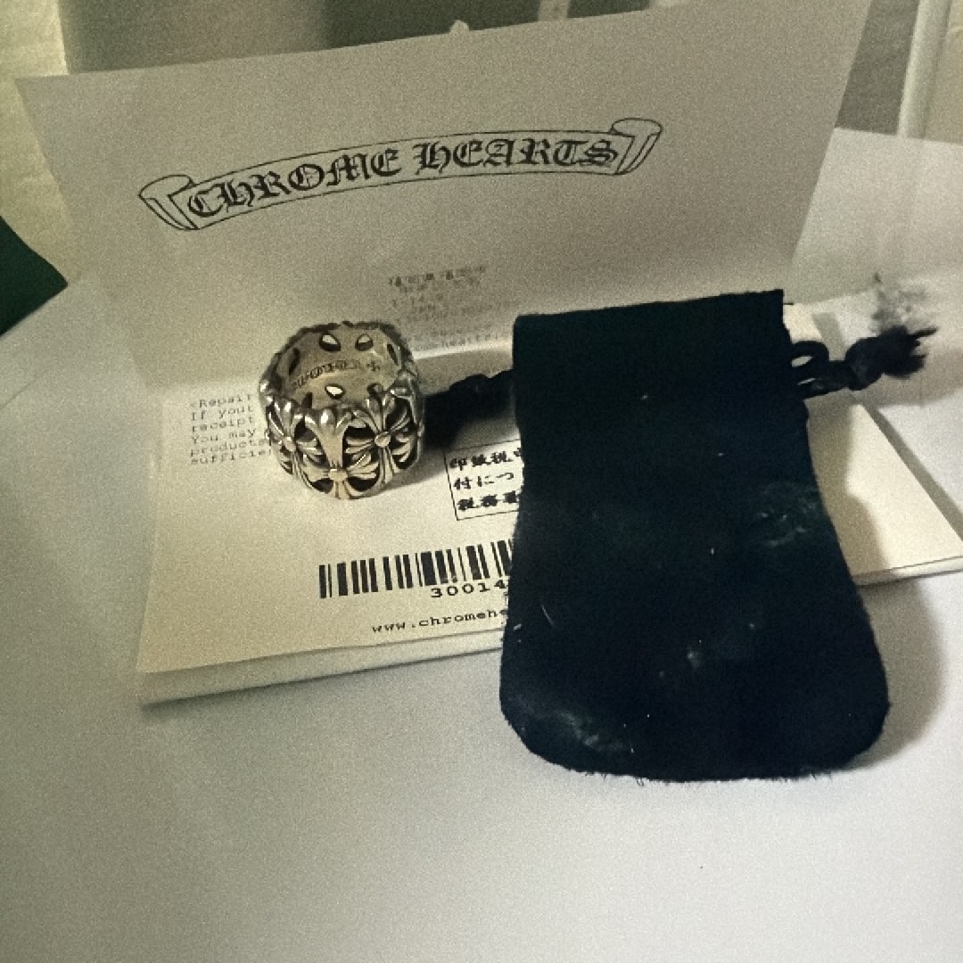 Chrome Hearts Cemetery Cross RIng "Silver"