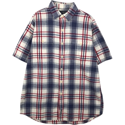 古着 ラルフローレン Ralph Lauren POLO SPORT ポロスポーツ 半袖 コットン チェックシャツ メンズM相当/eaa641140