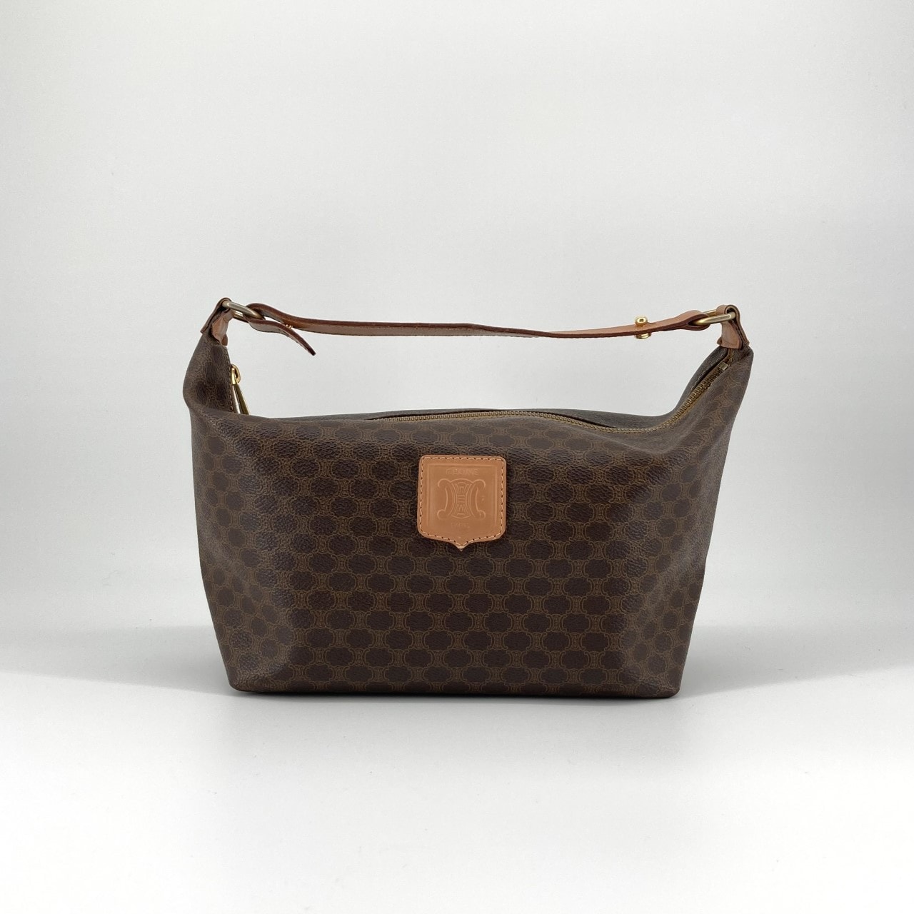 CELINE(セリーヌ) マダム柄 ハンドバッグ ブラウン