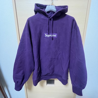Supreme Box Logo Hooded Sweatshirt "Purple" (23FW)