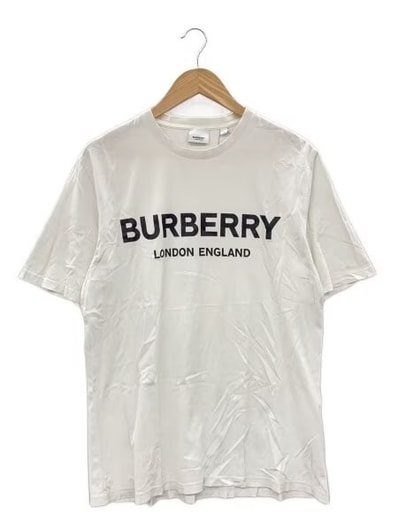 Burberry Men's Logo Print Cotton T-shirt "White"