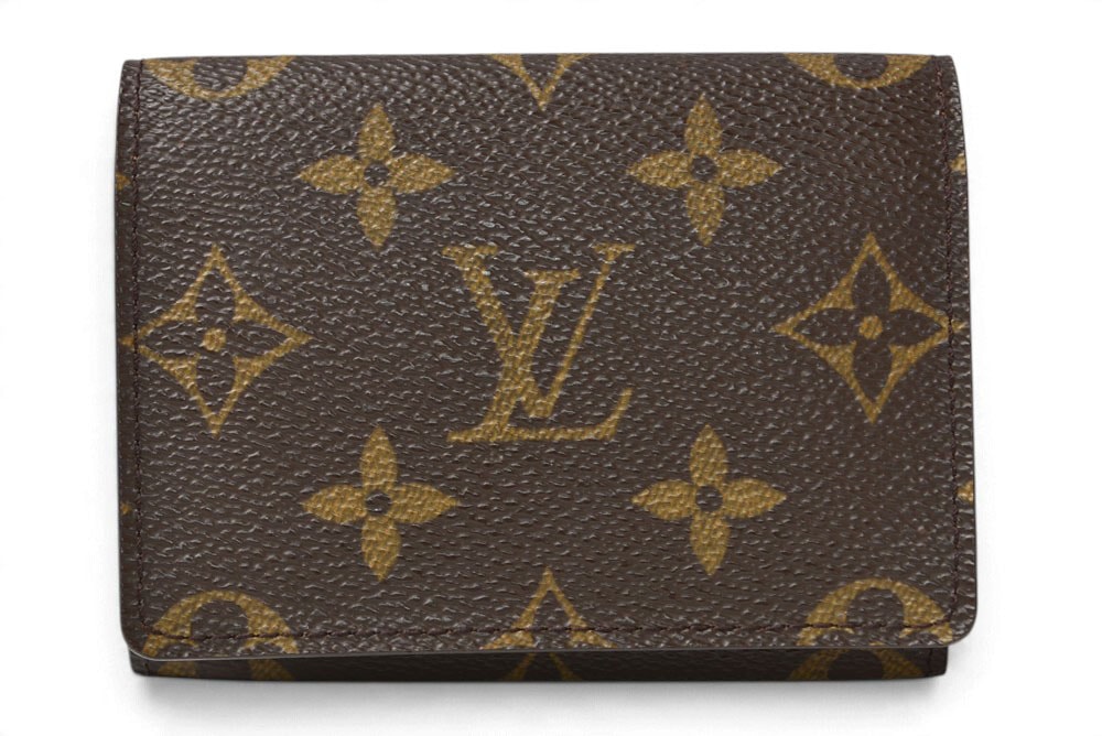 ルイヴィトン 名刺入れ/カードケース LOUIS VUITTON アンヴェロップ・カルト ドゥ ヴィジット モノグラム M62920【中古】