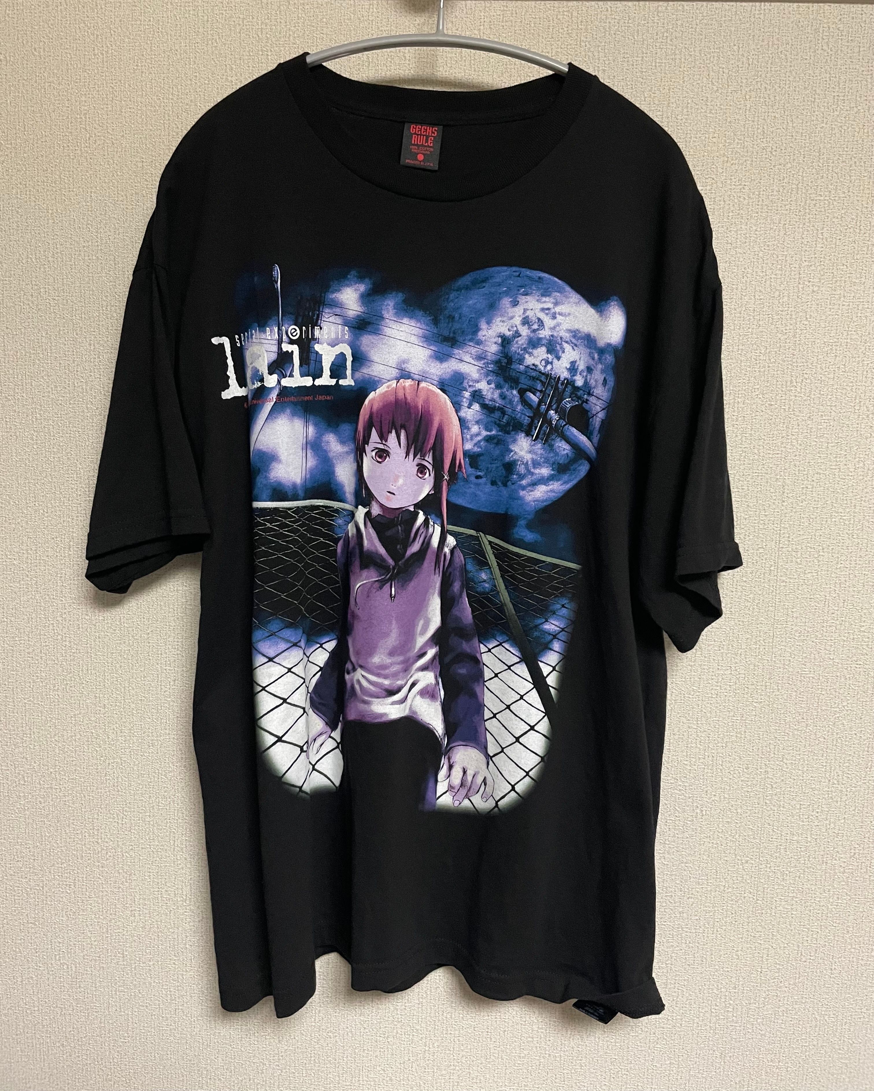 Geeks Rule x serial experiments lain 12 Silkscreen Printing T "Black"