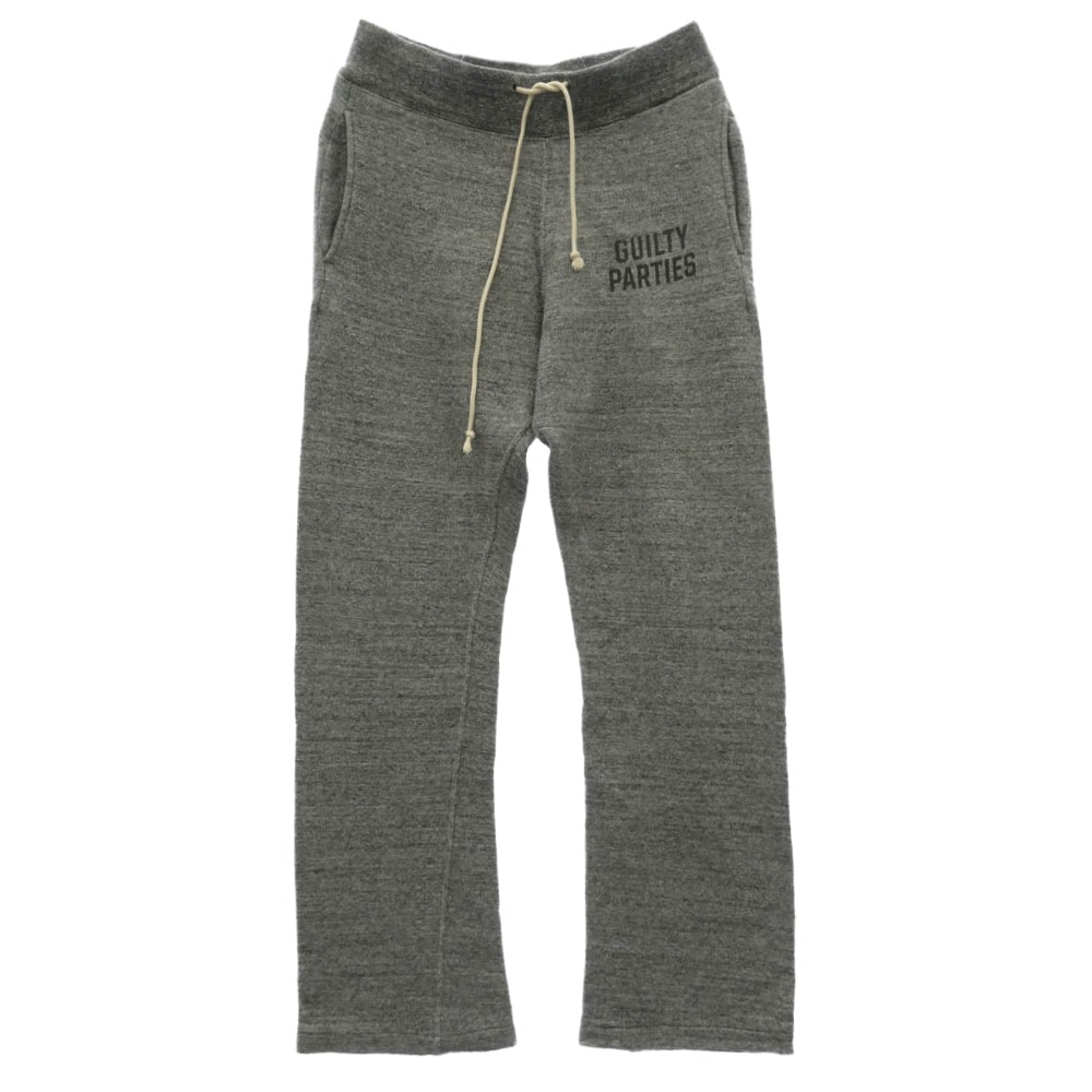 WACKO MARIA ワコマリア パンツ SWEAT PANTS the guilty parties ロゴ スウェット イージーパンツ グレー系 M【中古】