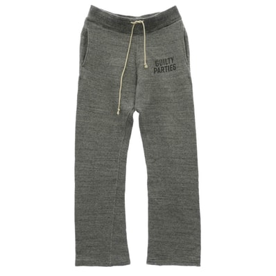 WACKO MARIA ワコマリア パンツ SWEAT PANTS the guilty parties ロゴ スウェット イージーパンツ グレー系 M【中古】