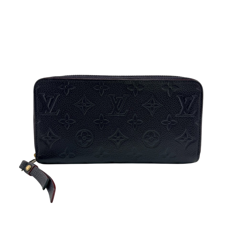 ルイヴィトン LOUIS VUITTON 長財布 モノグラム アンプラント ジッピーウォレット ラウンドファスナー M62121 ネイビー