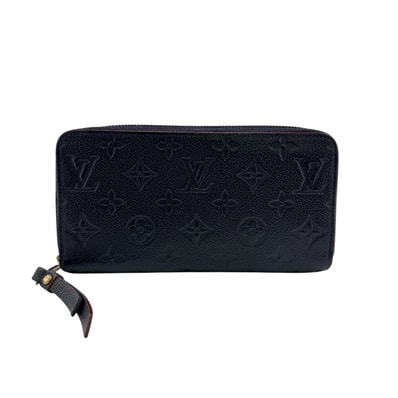 ルイヴィトン LOUIS VUITTON 長財布 モノグラム アンプラント ジッピーウォレット ラウンドファスナー M62121 ネイビー