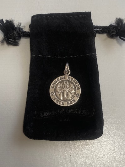 Chrome Hearts Angel Medal Charm Fuck You "Silver"